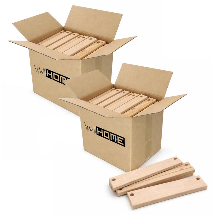 Set 2 cajas leña de haya 30 kg madera seca mecanizada