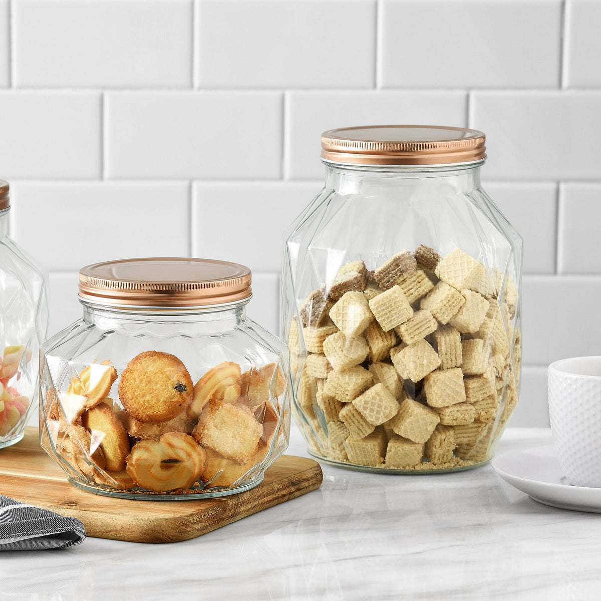 Botes de vidrio con tapa 2,9 L para cocina pack 2 uds (6)
