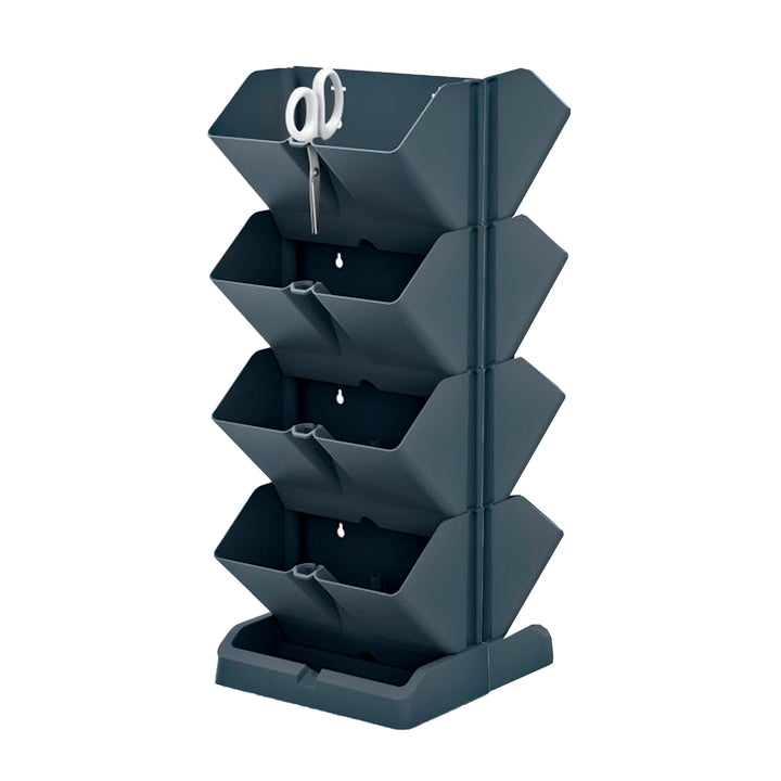 Pack 2 maceteros verticales Mini Cascade antracita