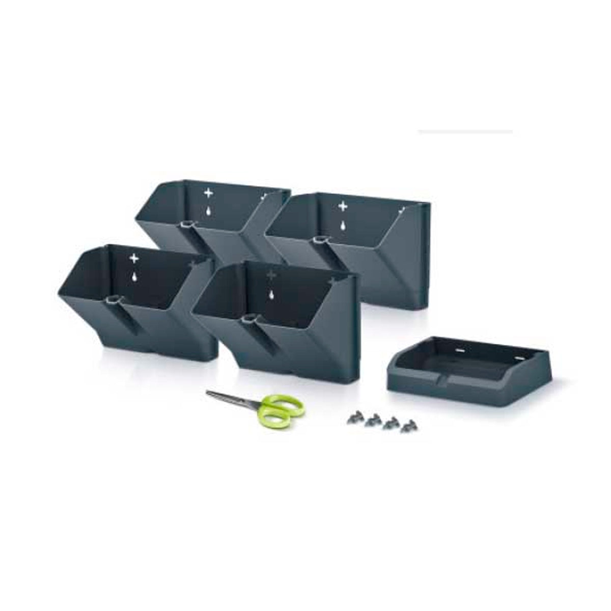 Pack 2 maceteros verticales Mini Cascade antracita (4)