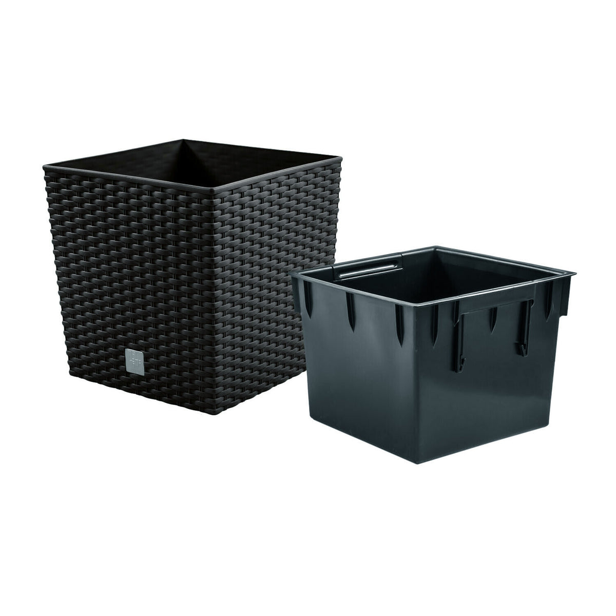 Set maceta Rato 32L con cubilete y bola de boj Ø36cm antracita (7)