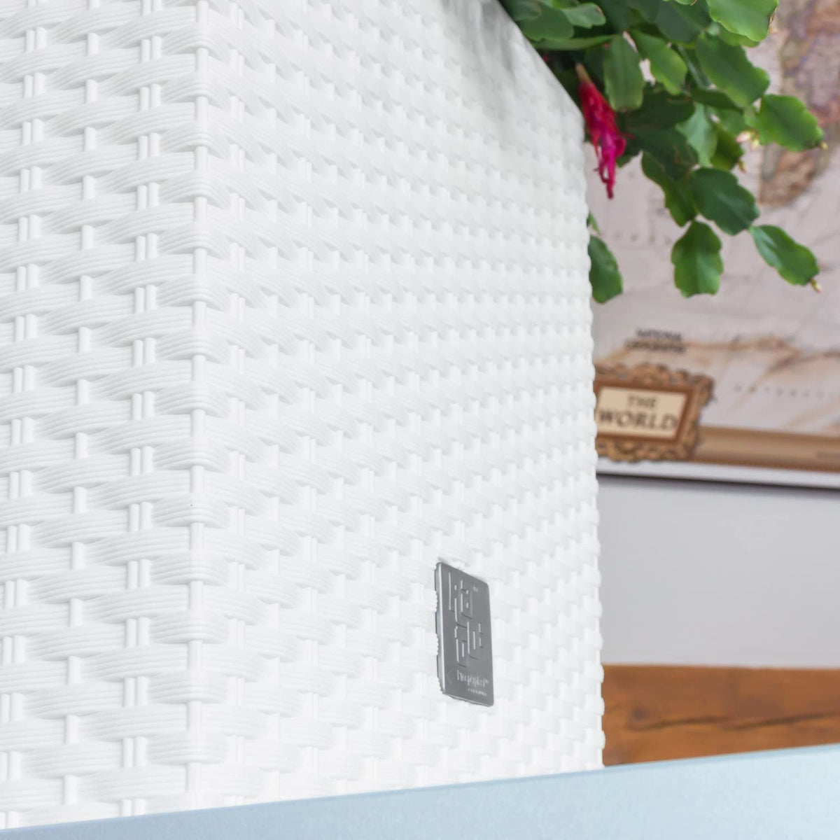 Set maceta Rato 32L con cubilete y bola de boj Ø36cm blanco (9)