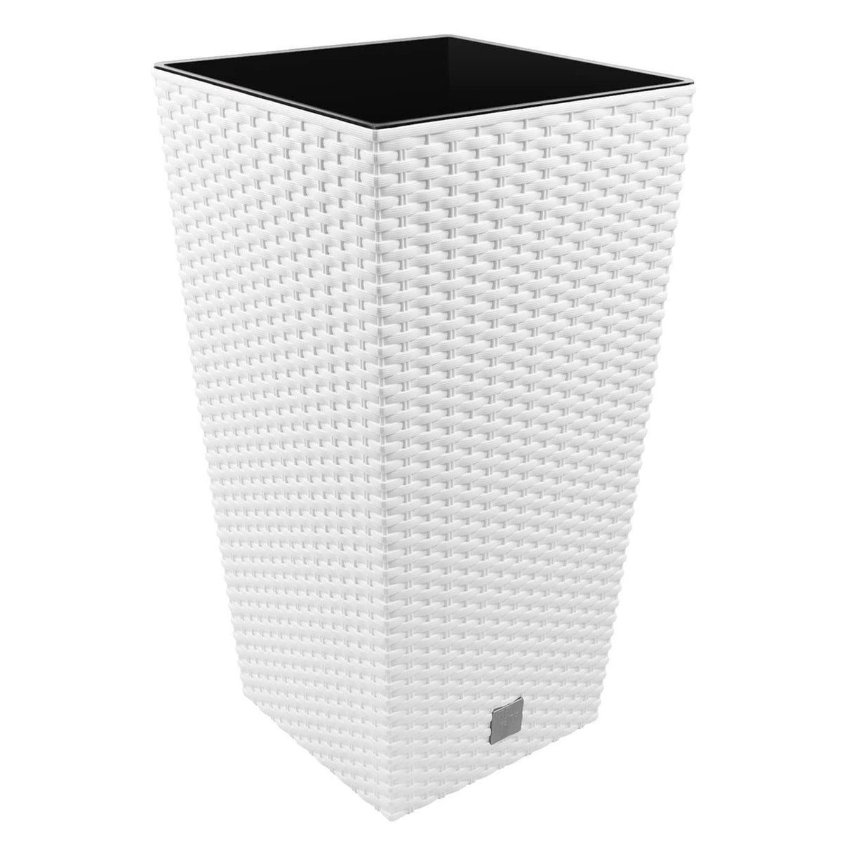 Maceta Rato 35L blanco 28,7x28,7x55cm + bola boj Ø36cm (6)