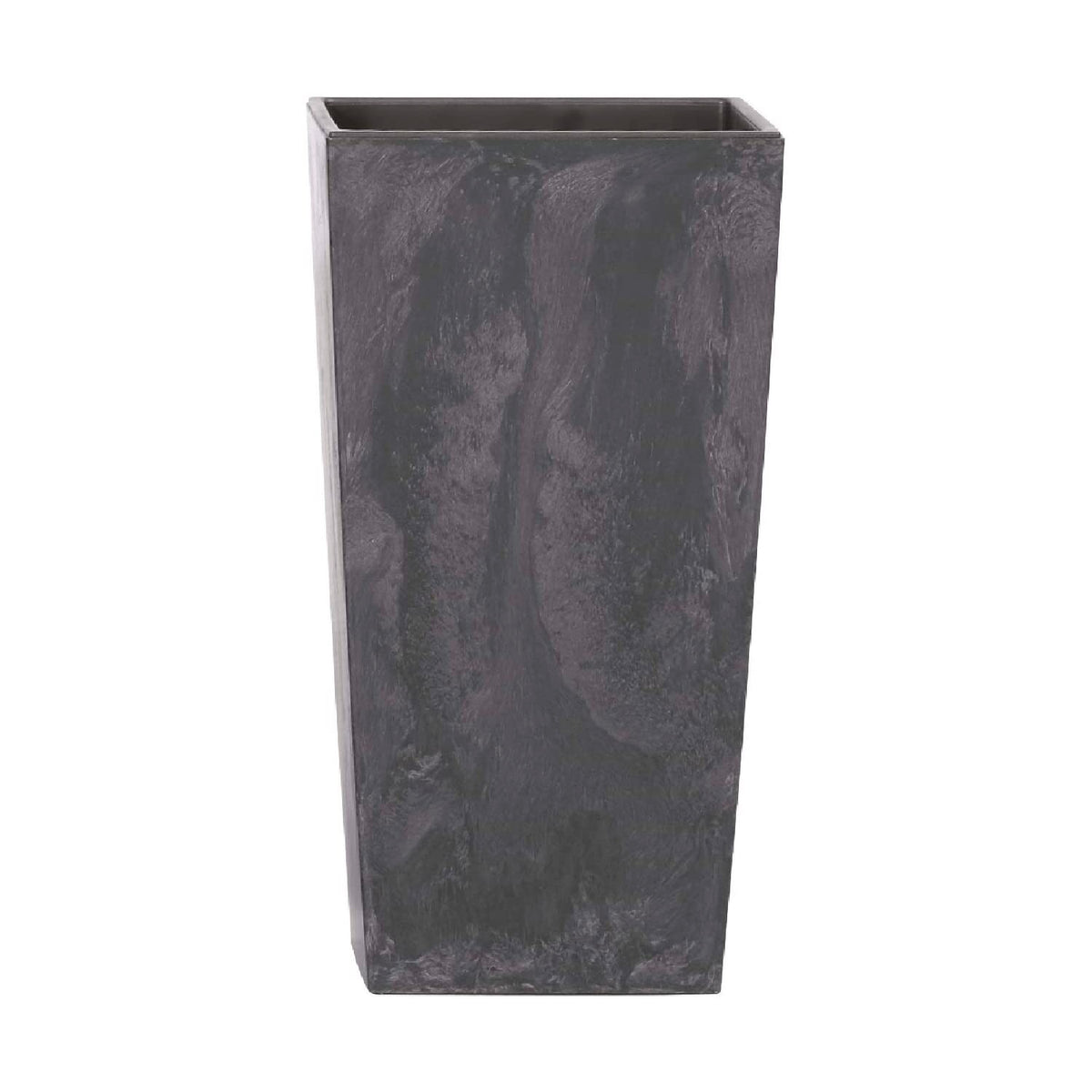 Maceta Urbi Square Eff. 35L antracita 29,5x55cm + bola (6)