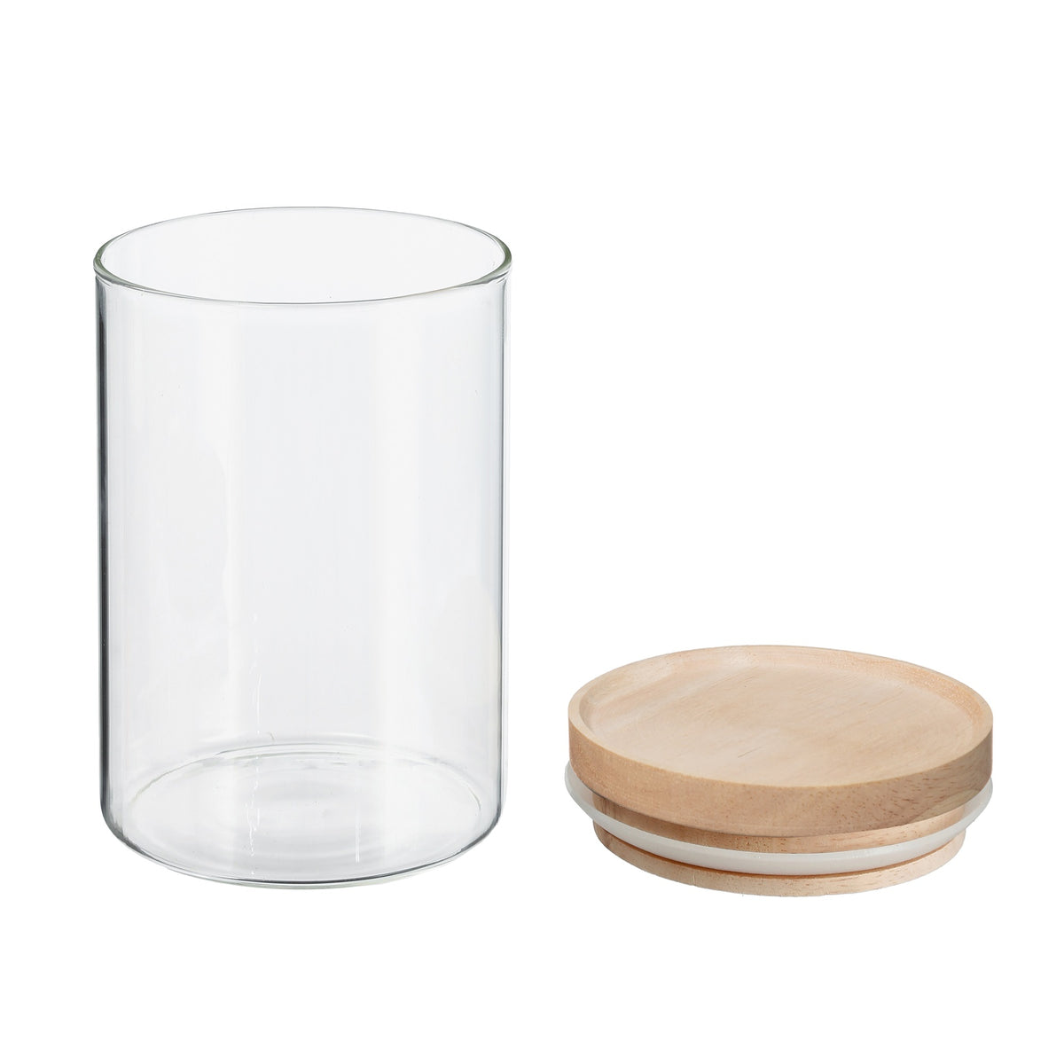 Set 4 tarros vidrio y madera 600 ml verde (3)