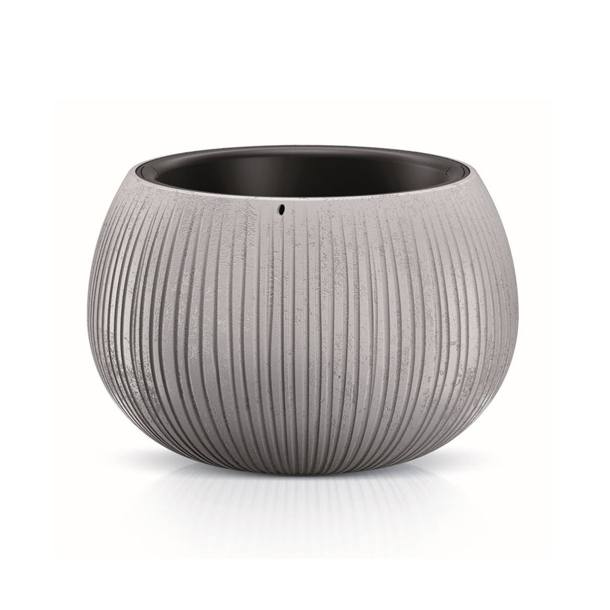 2 macetas plástico Beton Bowl cemento Ø14,4x11cm (3)