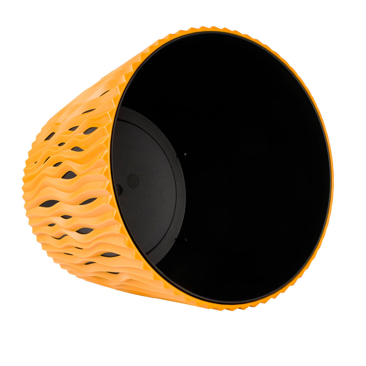 2 macetas redondas Sandy Round mostaza Ø15,8x13,8cm (5)