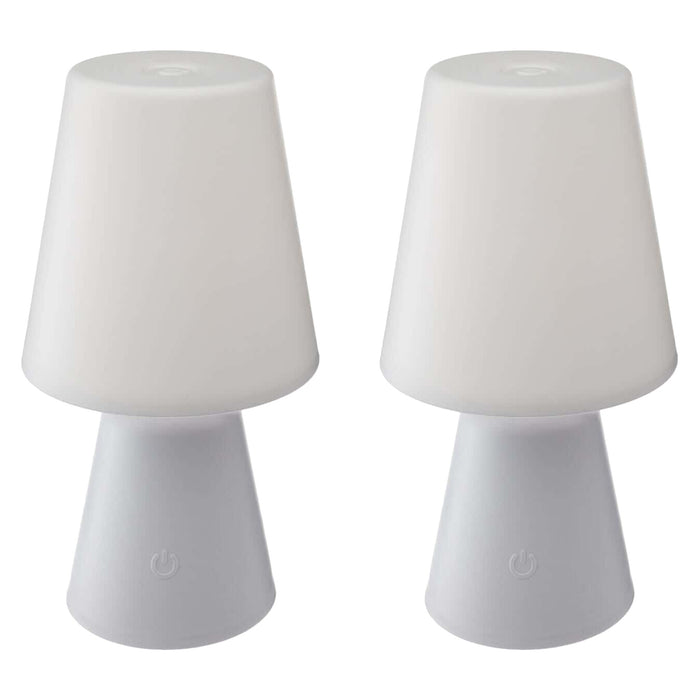 Set de 2 lámparas LED inalámbricas de exterior