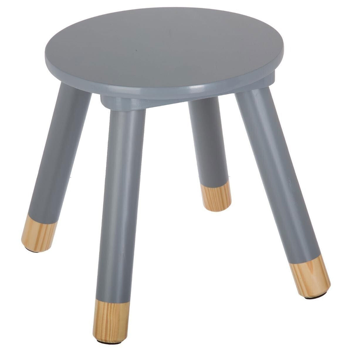 Conjunto 2 taburetes infantiles gris (5)