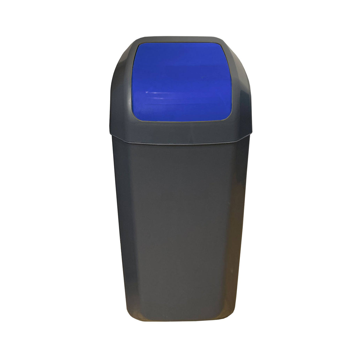 Set 2 papeleras con tapa basculante 15L/u azul (3)