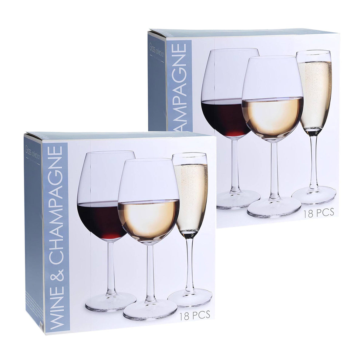 Set 36 copas de vino y champagne (9)