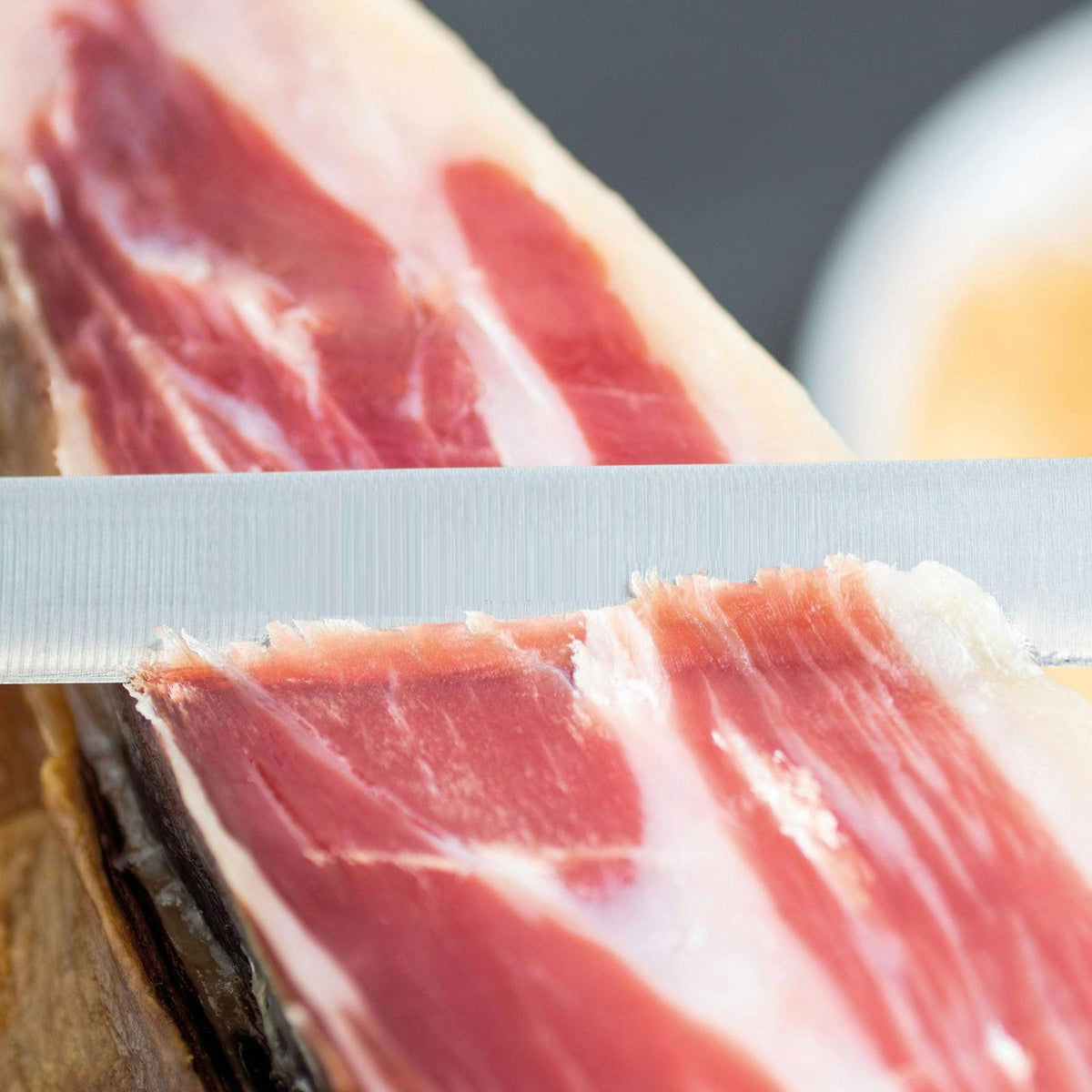 Jamonero Iberia Luxe giratorio madera inox + cuchillo (5)
