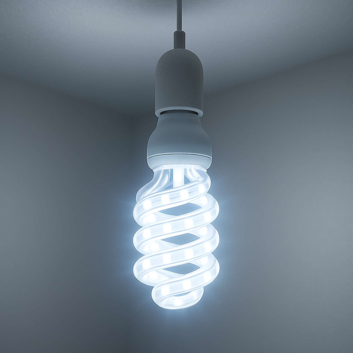 Set 10 bombillas LED espiral luz fría 7W 620 lm 6000K (4)