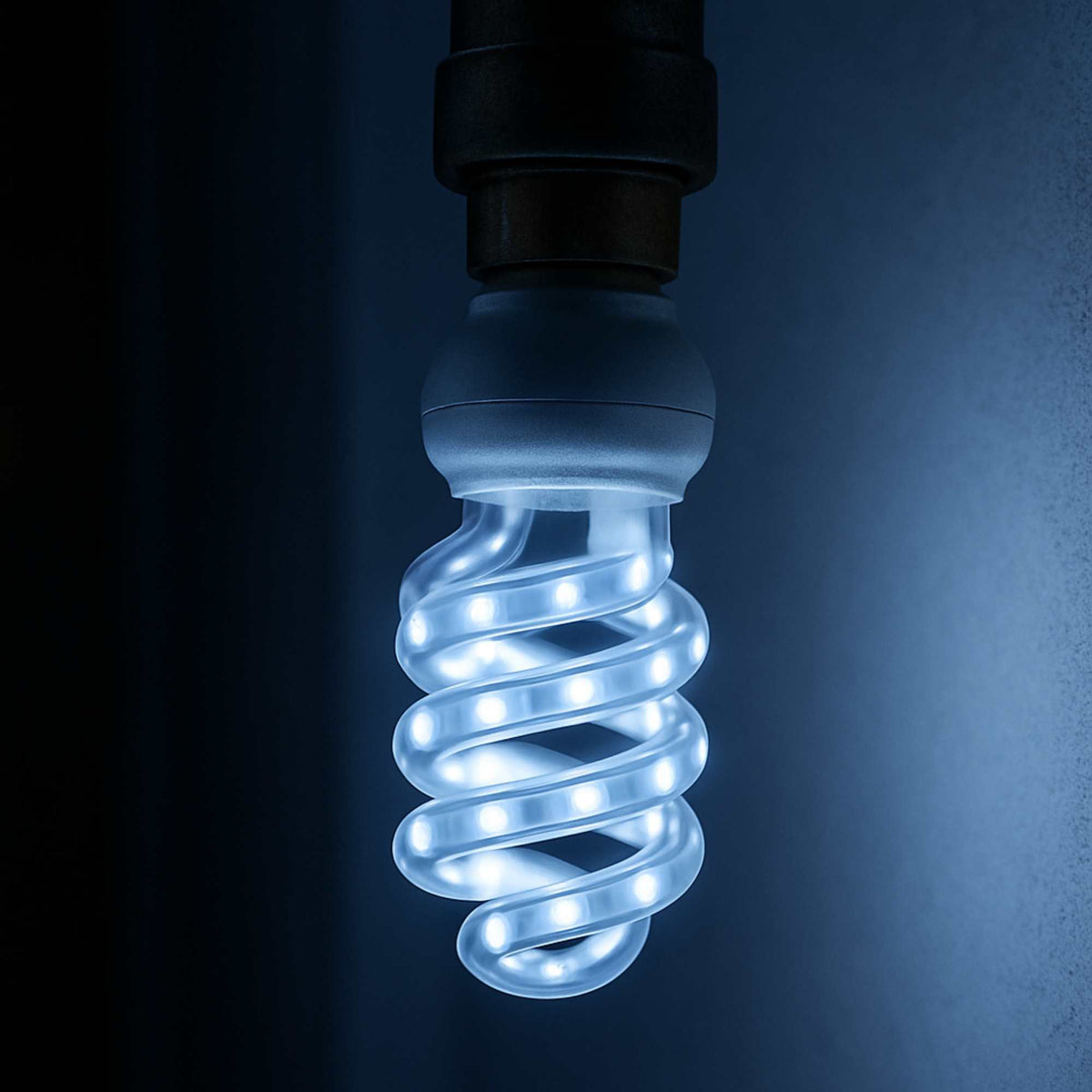 Set 10 bombillas LED espiral luz fría 7W 620 lm 6000K (5)