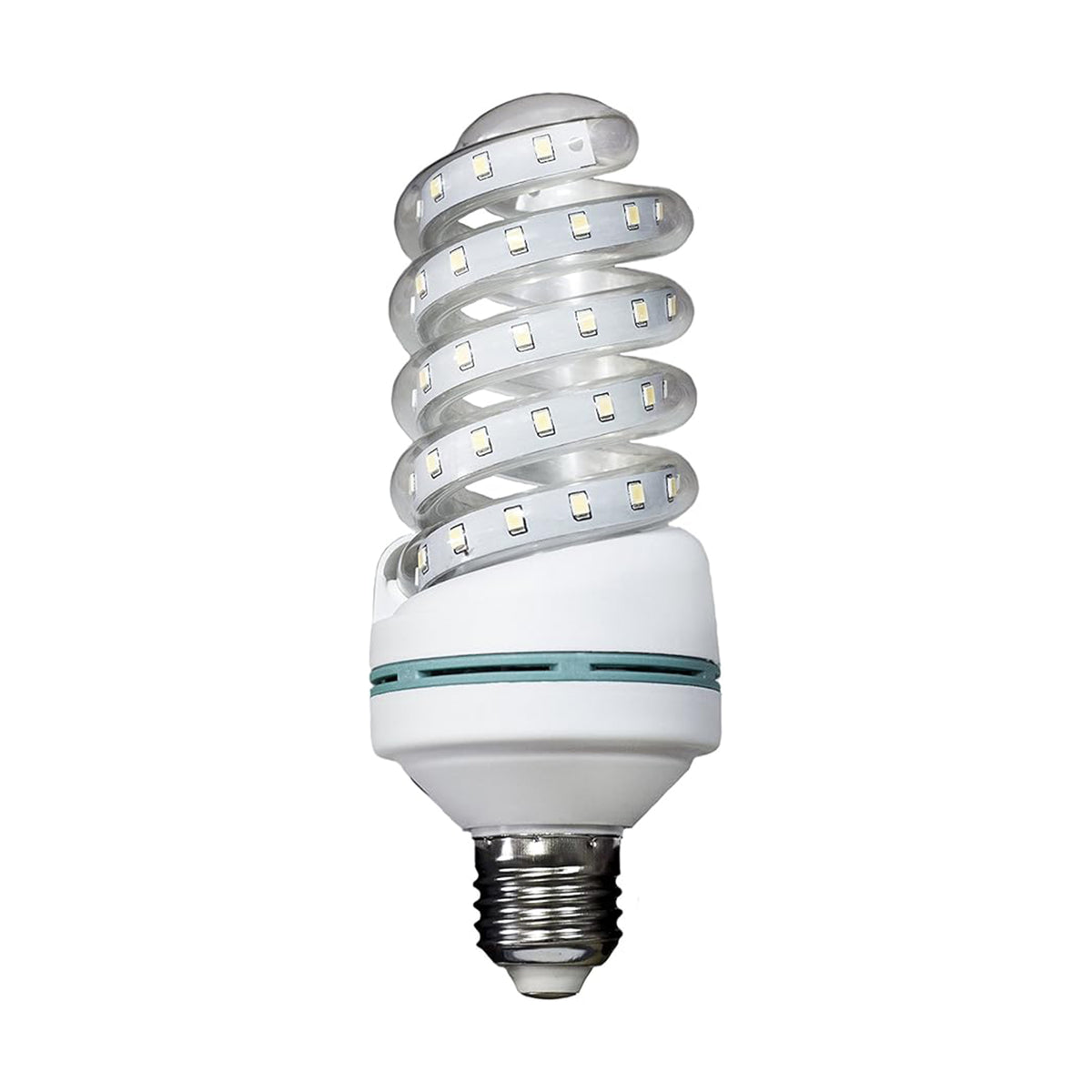 10 bombillas LED 24W luz fría espiral 6000K 200x81mm (6)