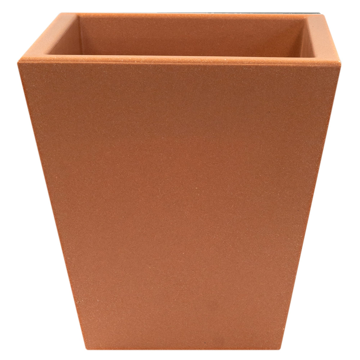 Macetero de polietileno rotomoldeo terracota 40x40cm