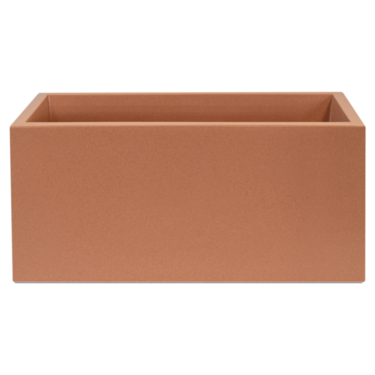 Jardinera macetero polietileno terracota 60x20x20 cm