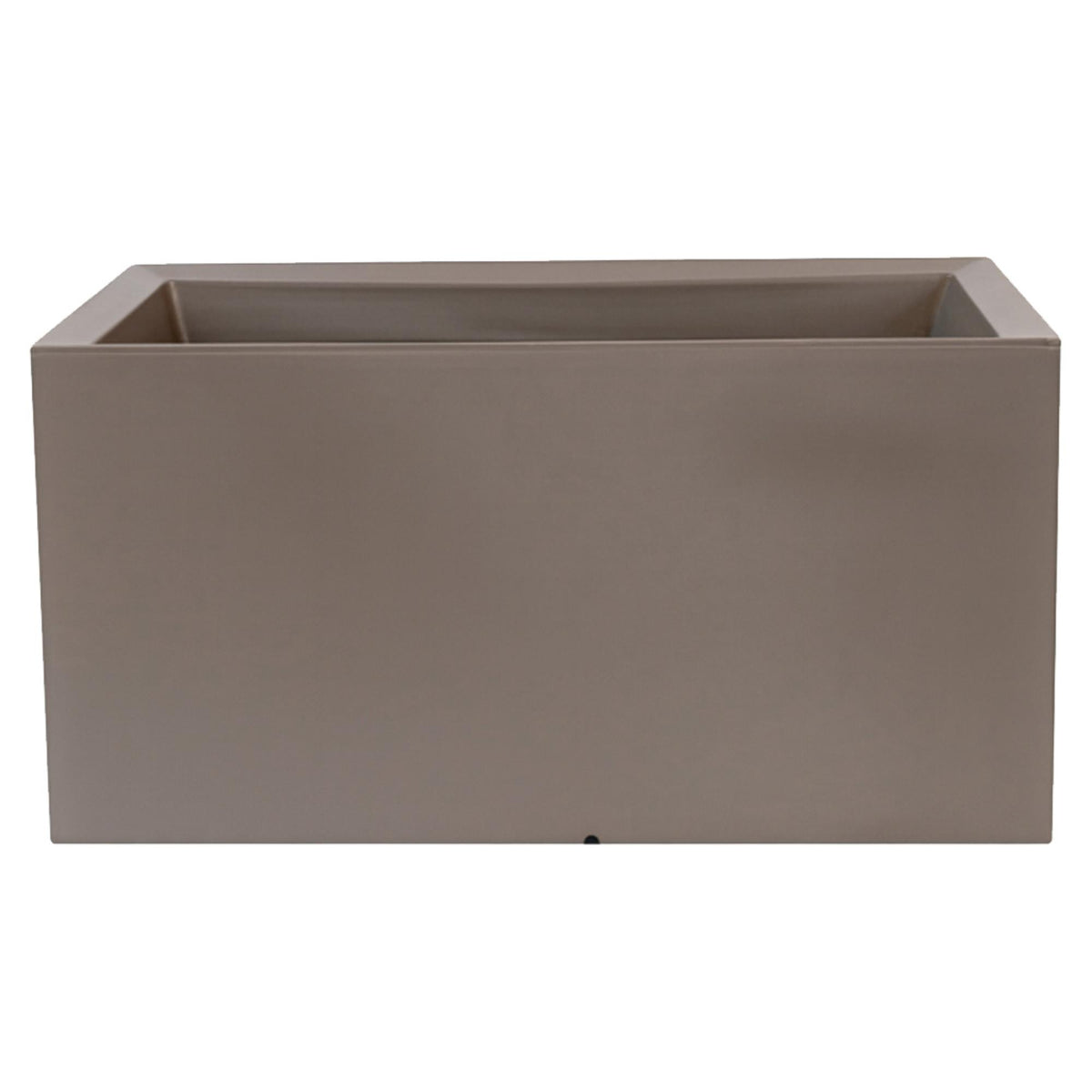 Jardinera macetero polietileno topo 70x30x30 cm