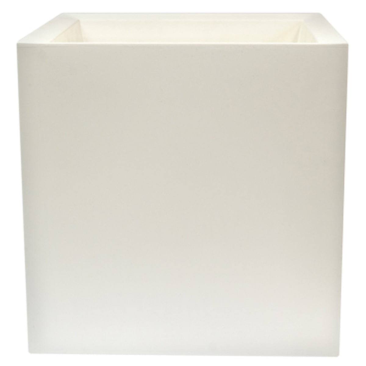 Macetero polietileno blanco Ø40x40 cm