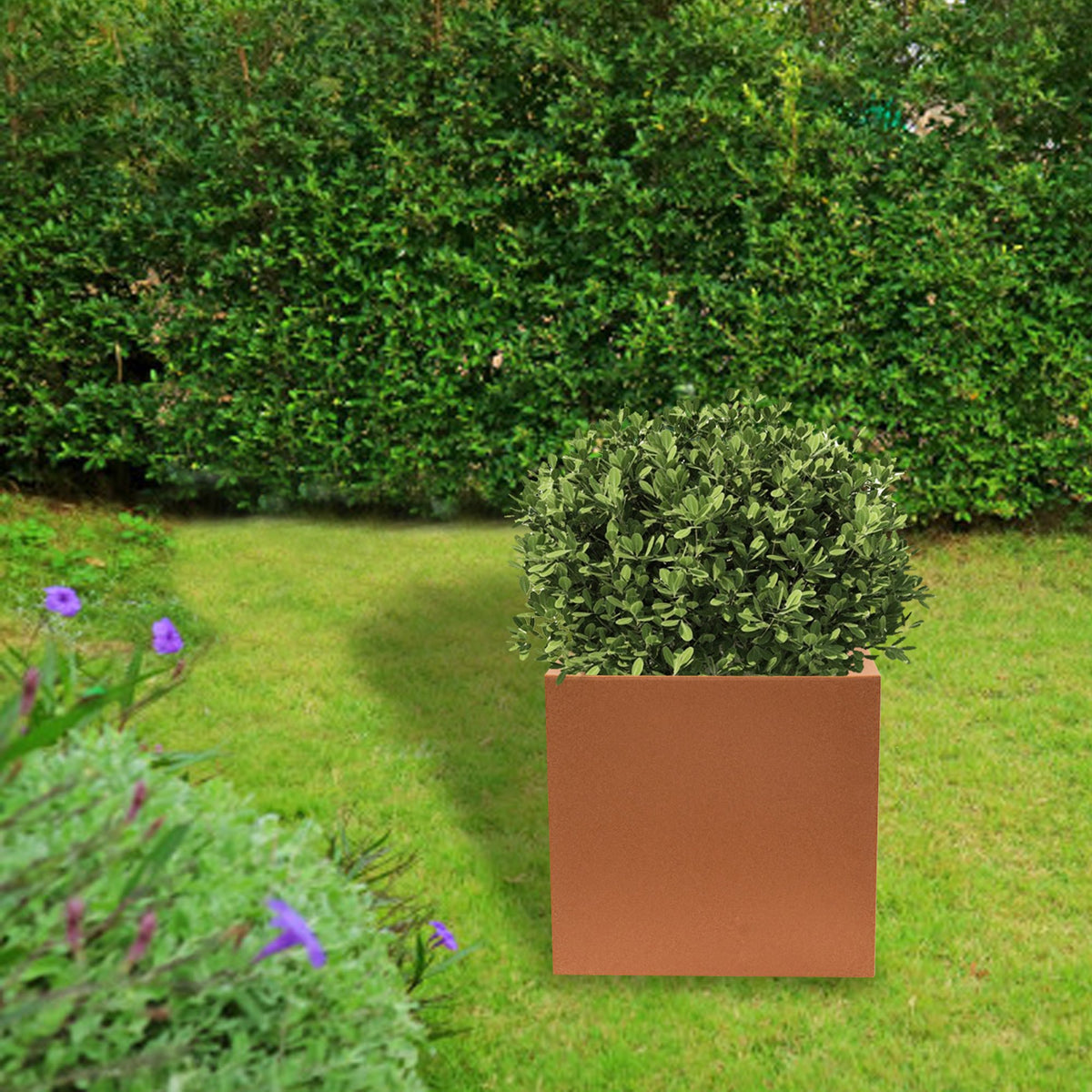 Macetero polietileno terracota Ø40x40 cm (4)