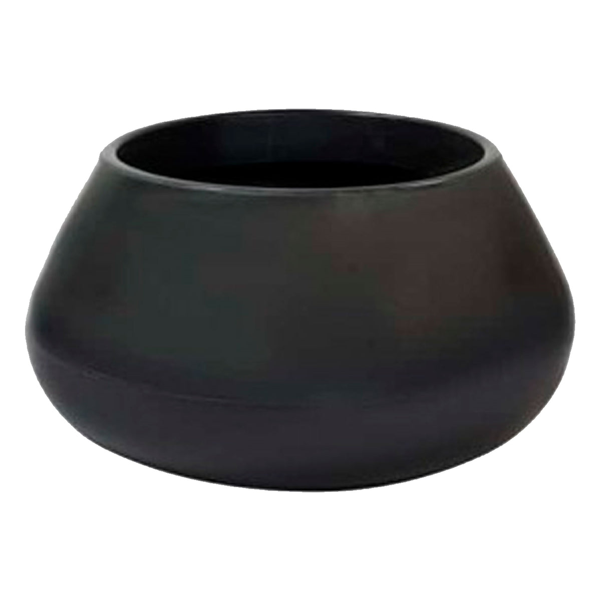 Macetero de polietileno rotomoldeo antracita 52x30cm