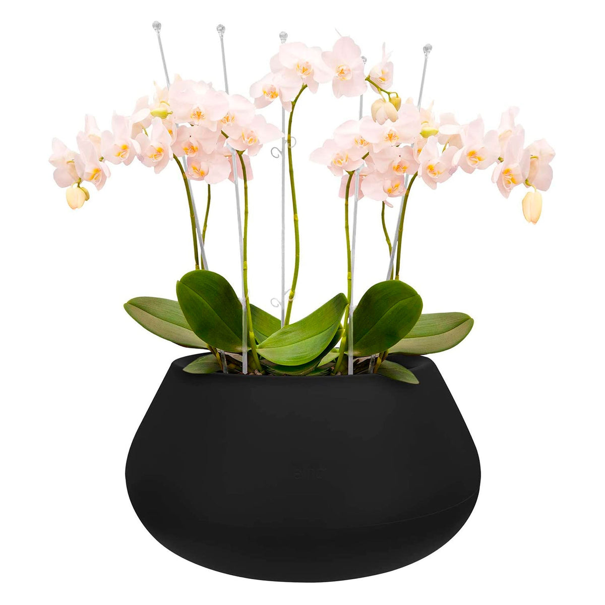 Macetero de polietileno rotomoldeo antracita 52x30cm (2)