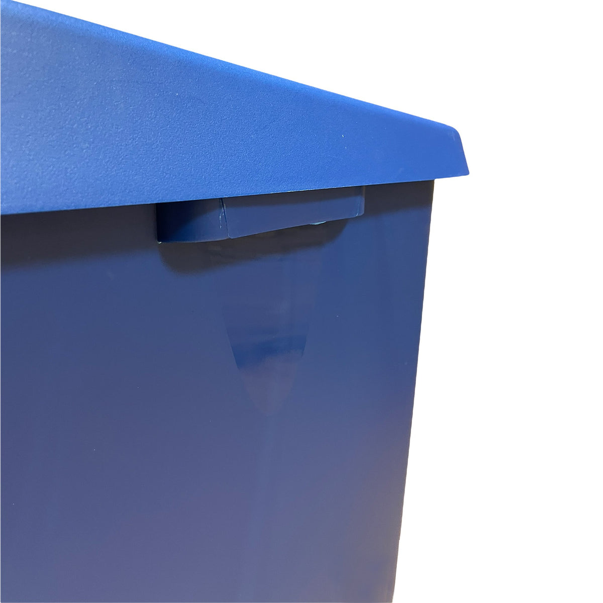 Contenedor de reciclaje papel y cartón 110L azul con ruedas (5)