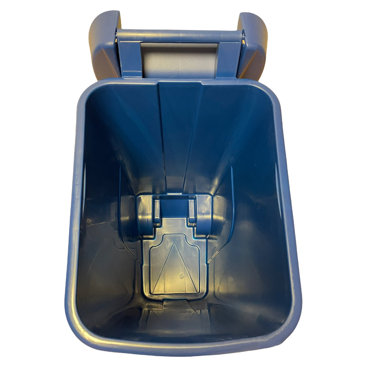 Contenedor de reciclaje papel y cartón 110L azul con ruedas (8)