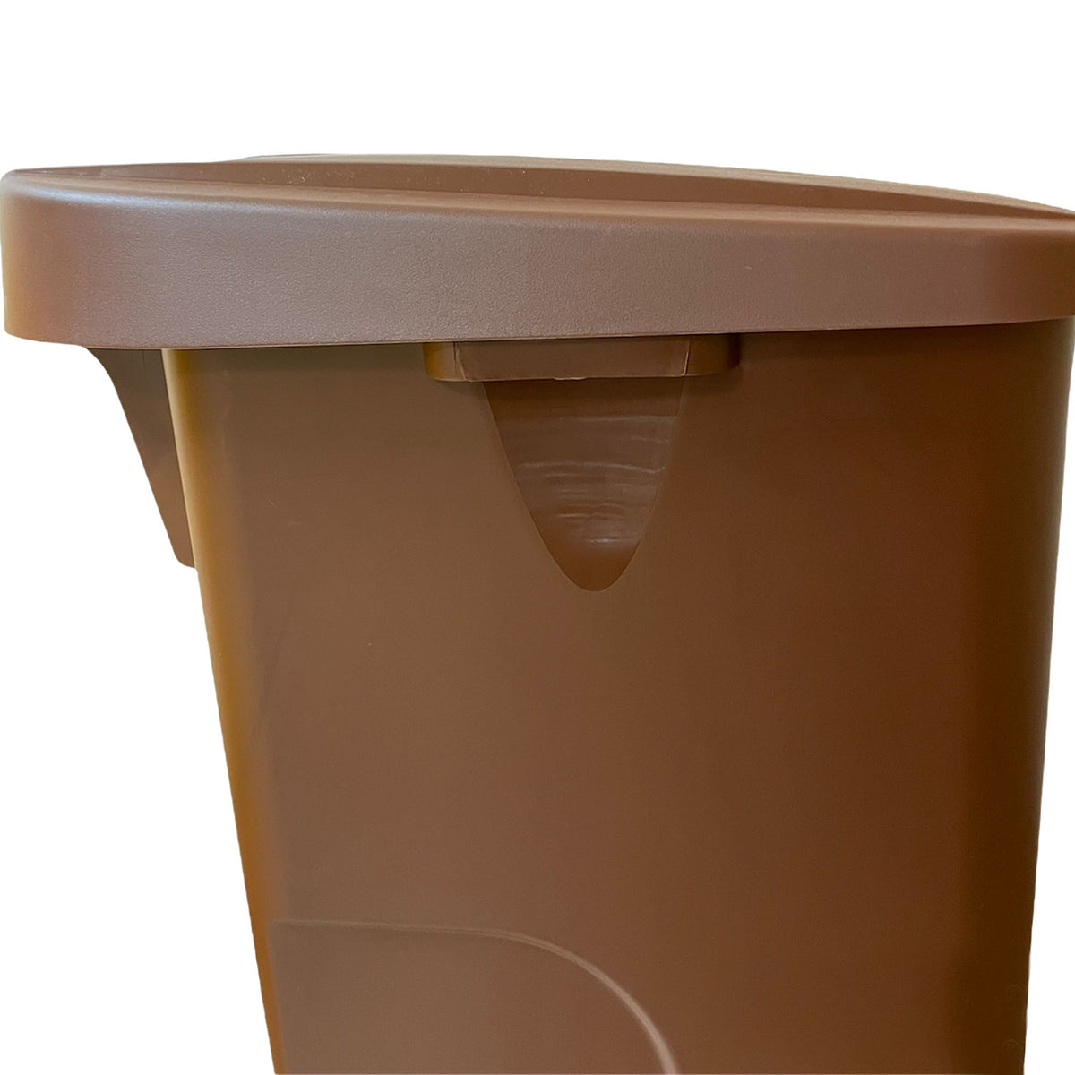 Contenedor de reciclaje Reciclo 110L orgánico con ruedas marrón (5)