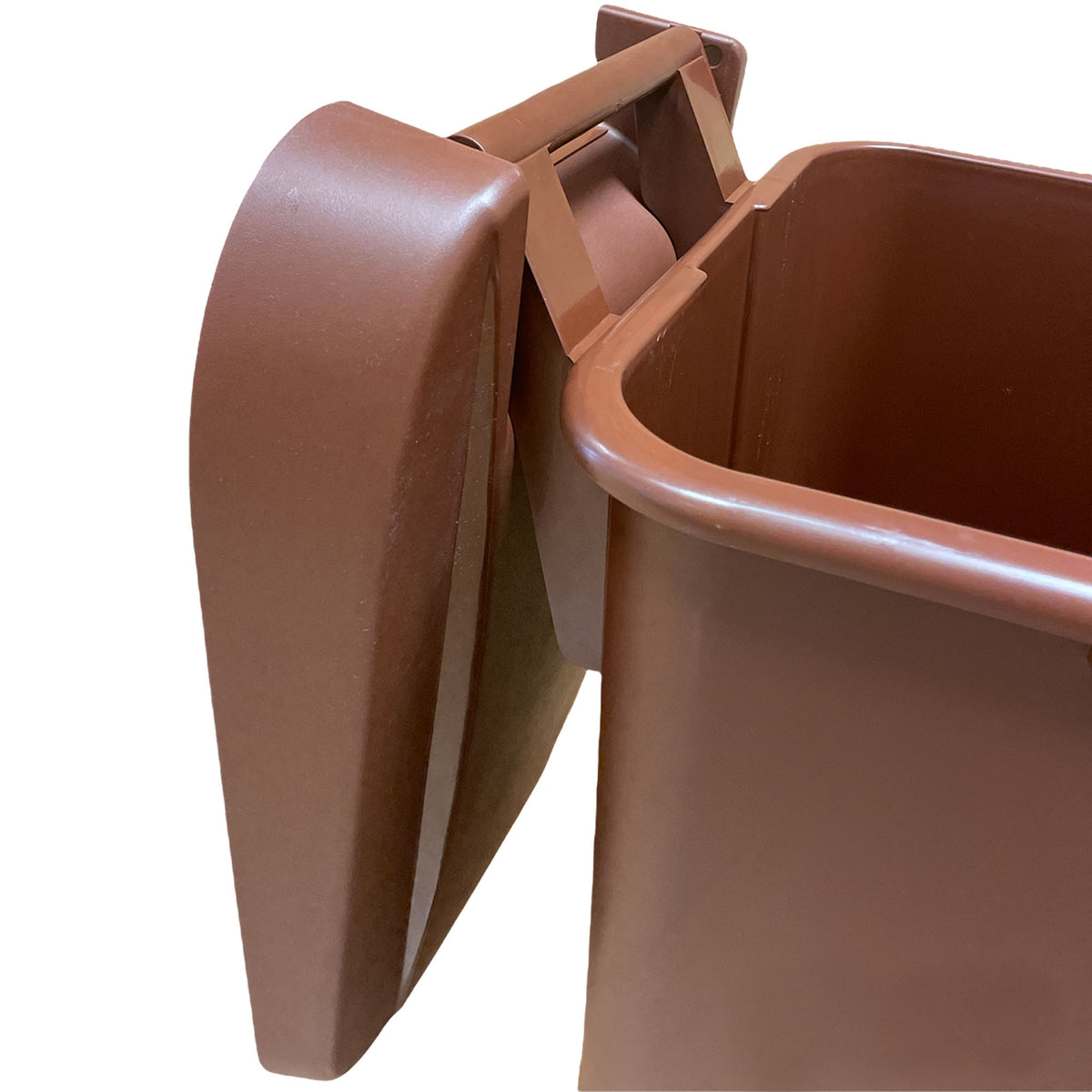 Contenedor de reciclaje Reciclo 110L orgánico con ruedas marrón (7)