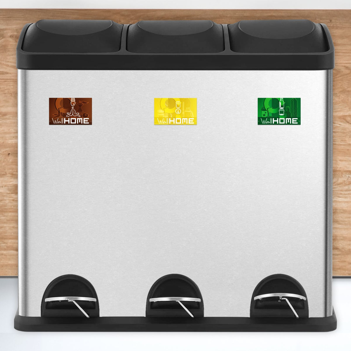 Set 4 etiquetas magnéticas reciclaje PVC mate 80x50 mm (3)