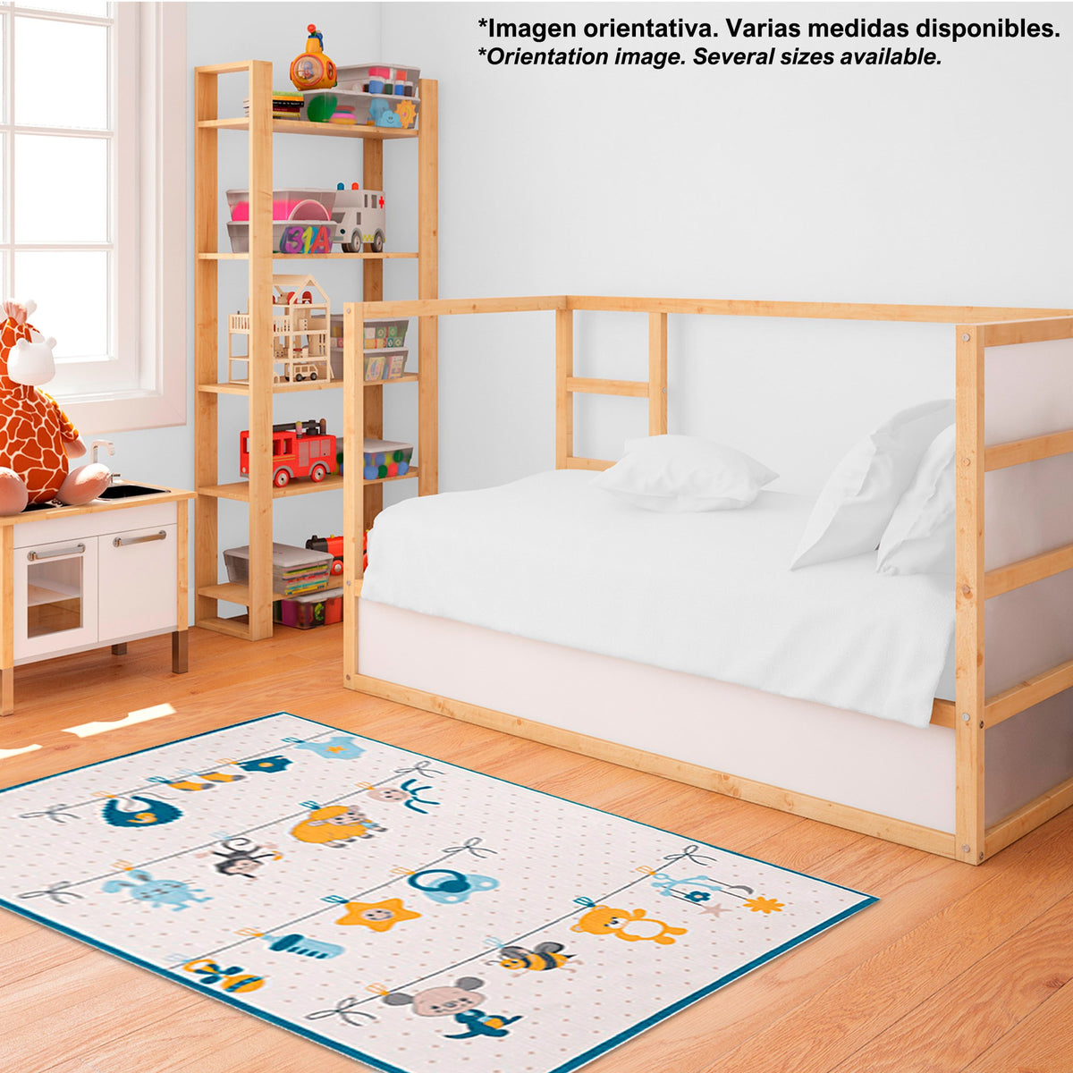 Alfombra poliéster estampada PuppeTend 80x150cm (8)