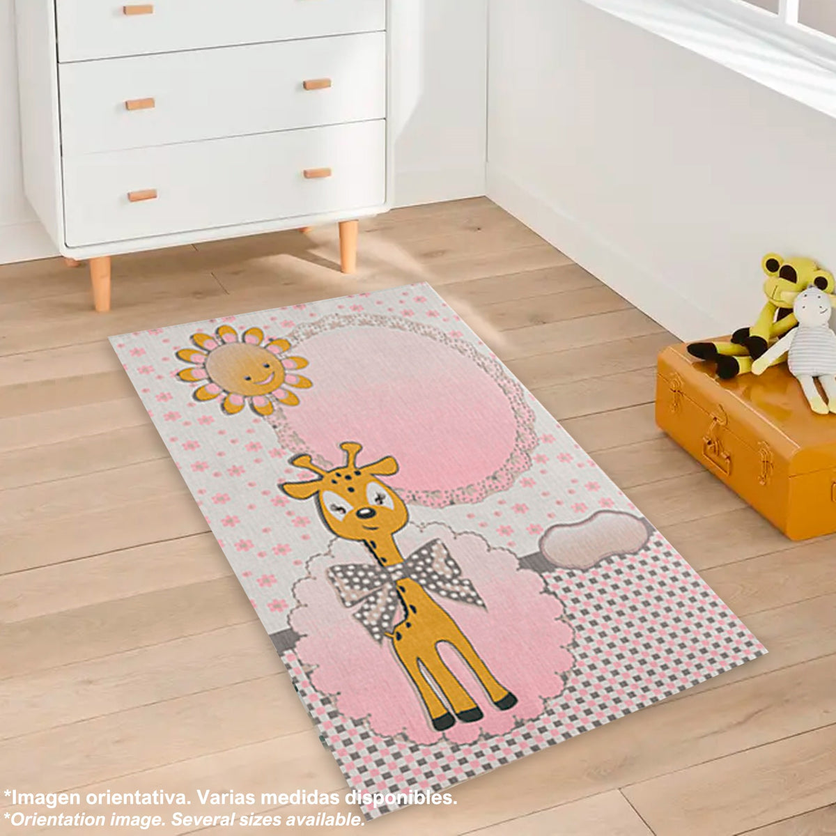 Alfombra poliéster estampada Ribonaffe 100x150cm (7)