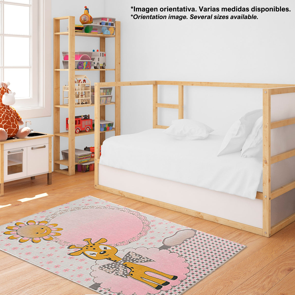 Alfombra poliéster estampada Ribonaffe 100x150cm (8)