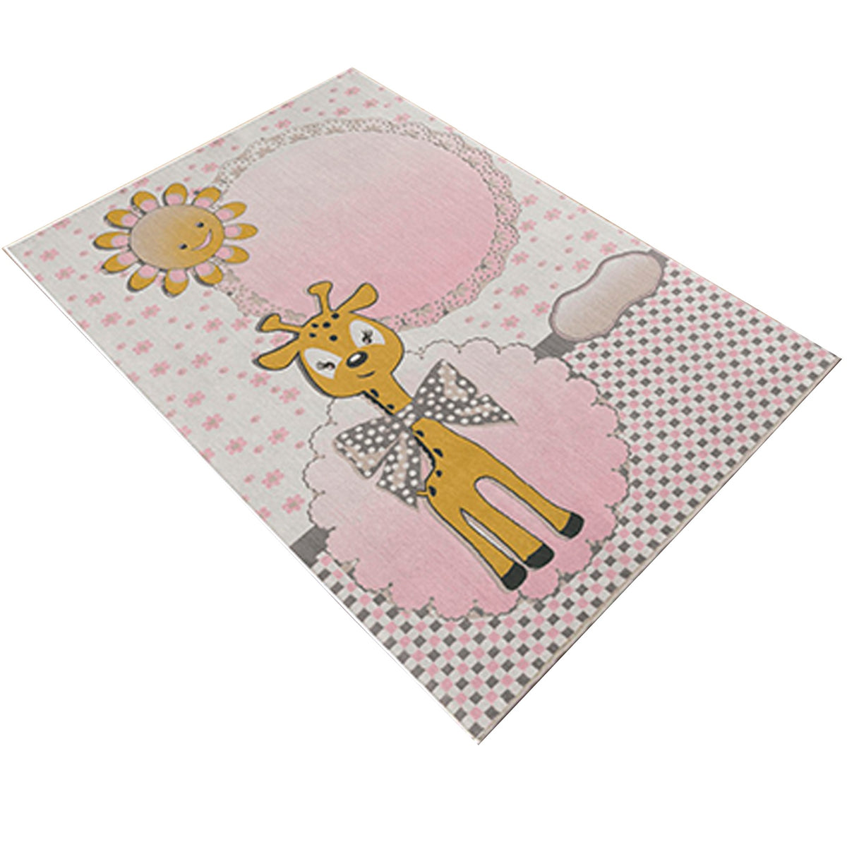 Alfombra poliéster estampada Ribonaffe 100x150cm (9)