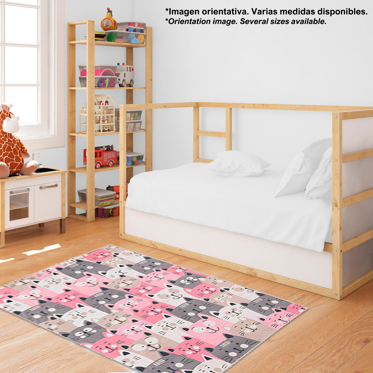 Alfombra poliéster estampada CatInvasion 100x150cm (7)