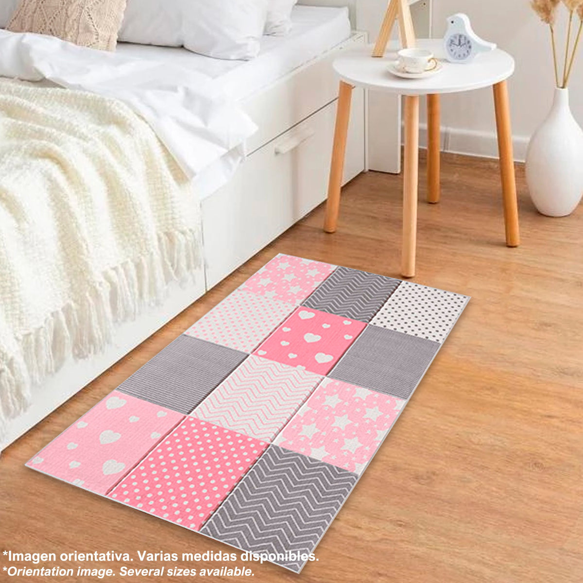 Alfombra poliéster estampada 60x100 cm modelo Snippets multicolor (6)