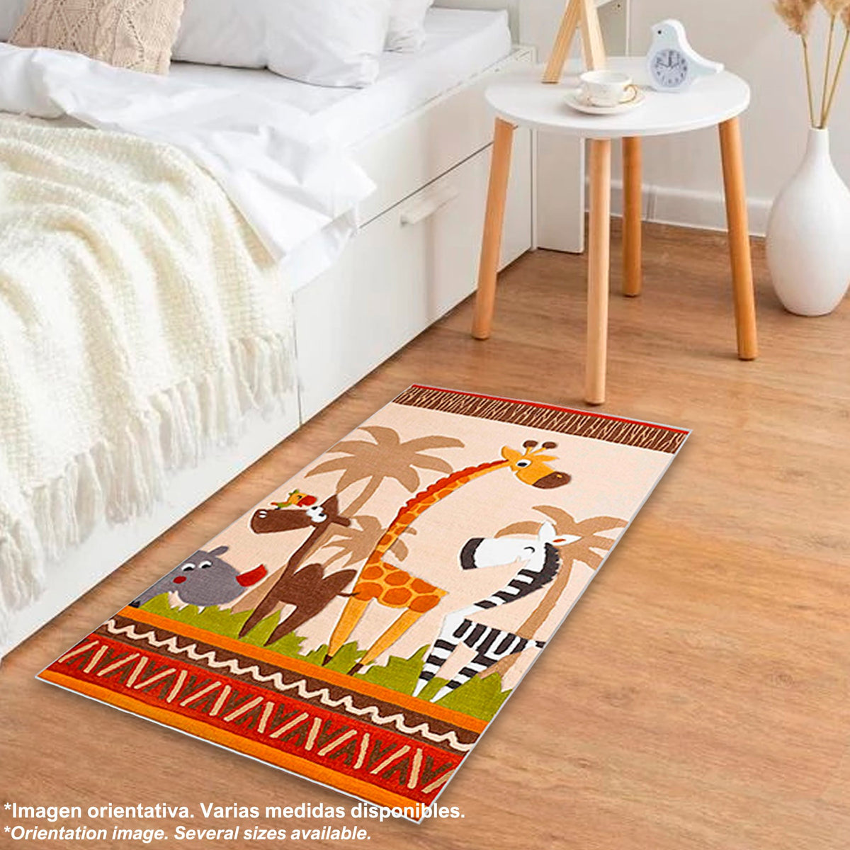 Alfombra poliéster estampada TheJungle 80x150cm (6)
