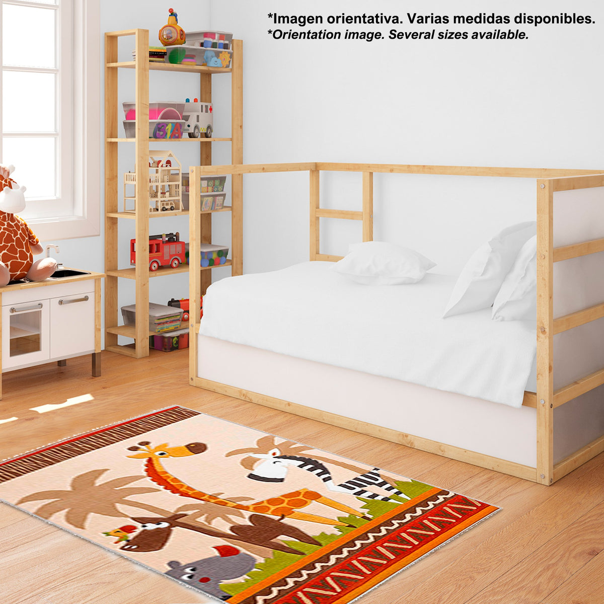 Alfombra poliéster estampada TheJungle 80x150cm (8)
