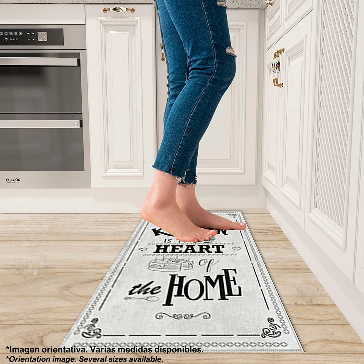 Alfombra poliéster estampada HeartOfTheHome gris 100x150 (6)