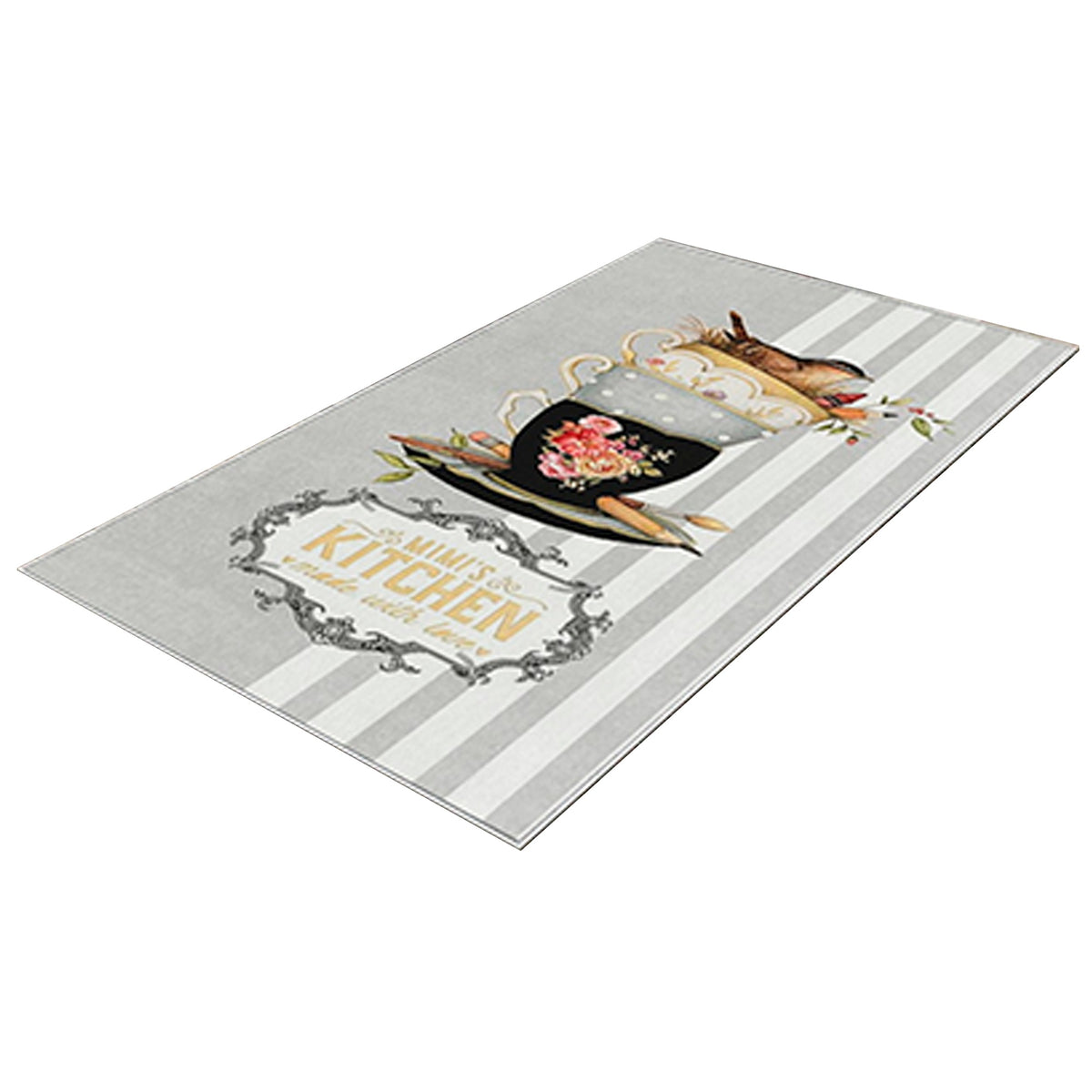 Alfombra poliéster estampada MimisKitchen 80x120cm