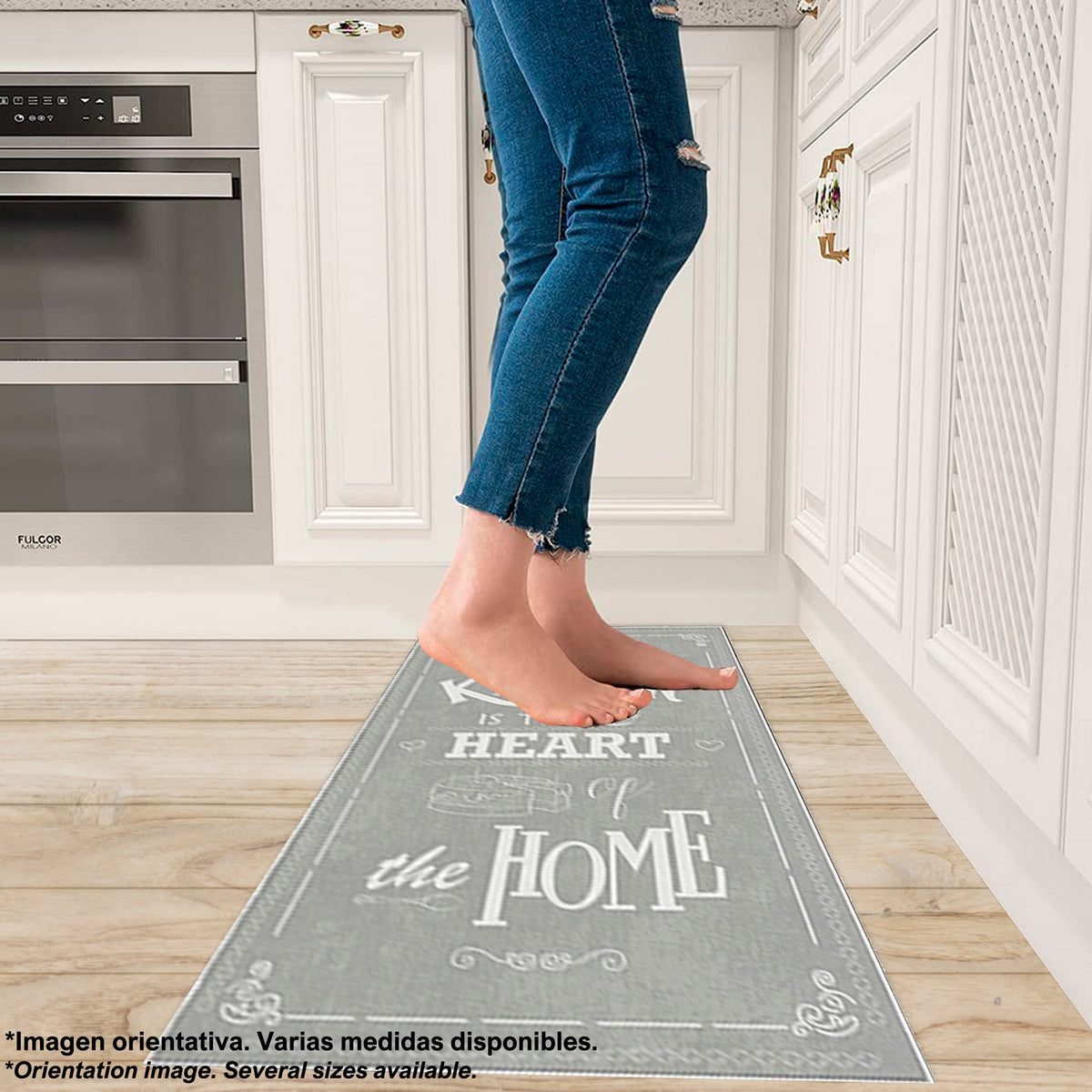 Alfombra poliéster HeartOfTheHome gris oscuro 160x230cm (6)