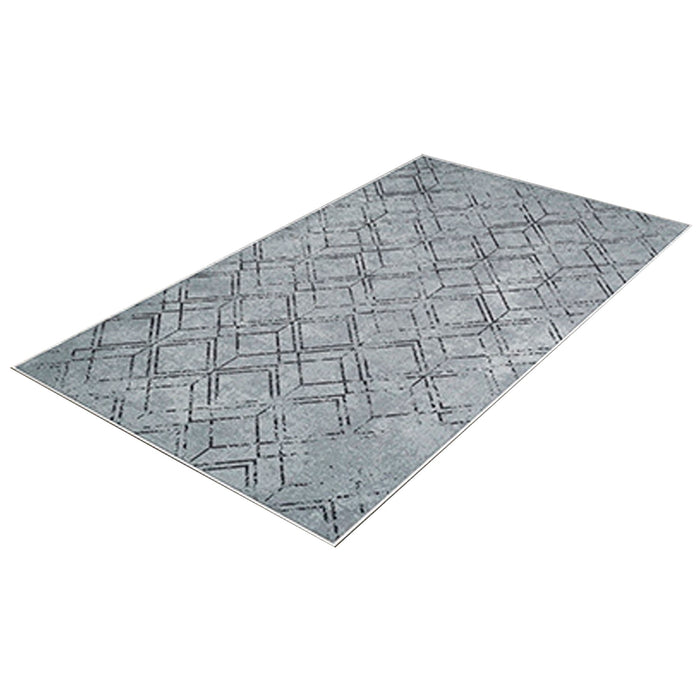 Alfombra poliéster estampada 60x100 cm modelo Cubes multicolor