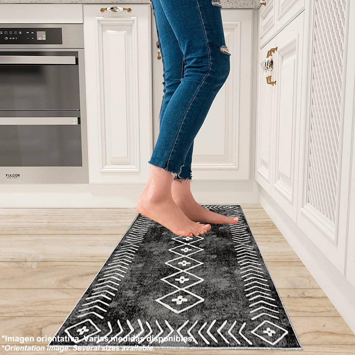 Alfombra poliéster estampada TribalOne 80x120cm (6)