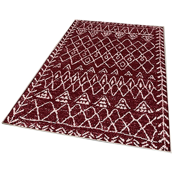 Alfombra poliéster estampada 80x120 cm modelo BattleField rojo