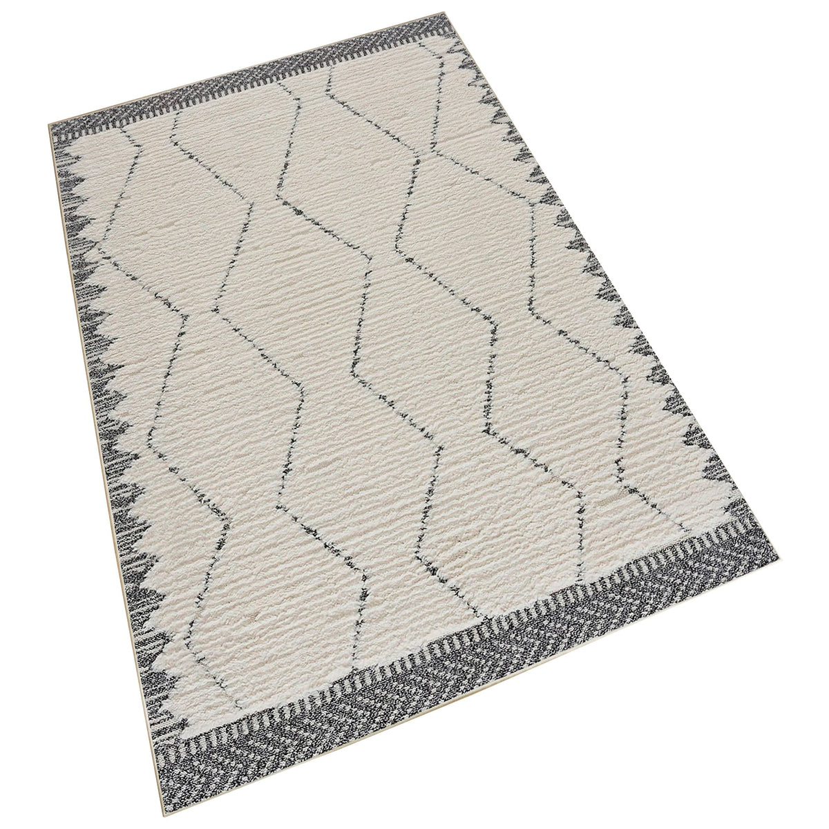 Alfombra poliéster estampada 60x100 cm modelo Waves multicolor
