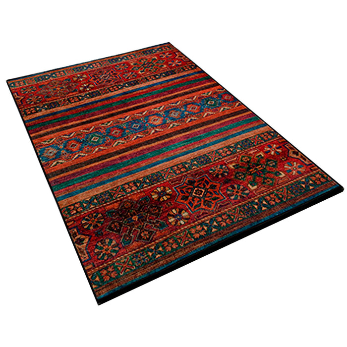 Alfombra poliéster estampada 100x150 cm modelo Trinket multicolor