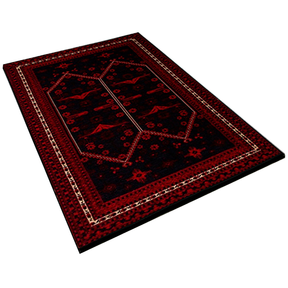 Alfombra poliéster estampada 80x120 cm modelo Corridor multicolor