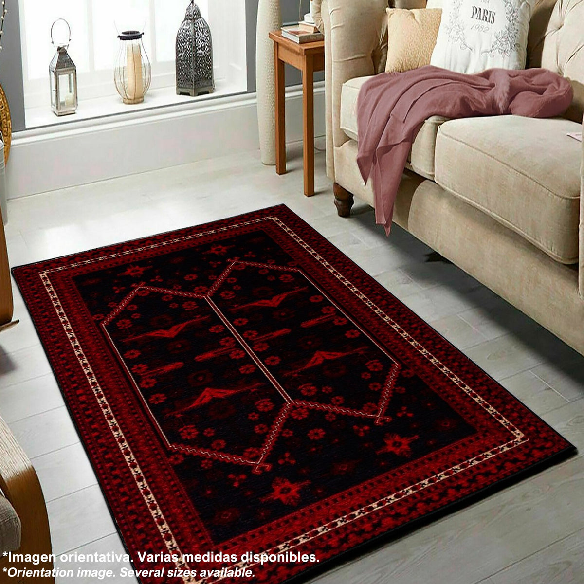Alfombra poliéster estampada 80x120 cm modelo Corridor multicolor (7)