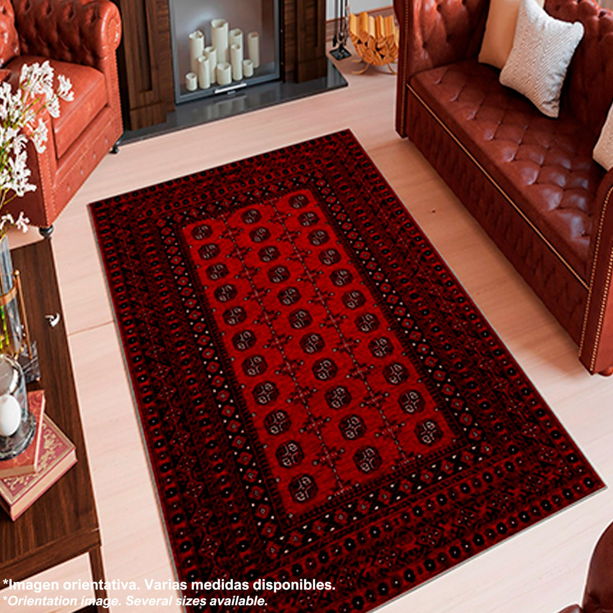 Alfombra poliéster estampada Dispatch 100x150cm (6)